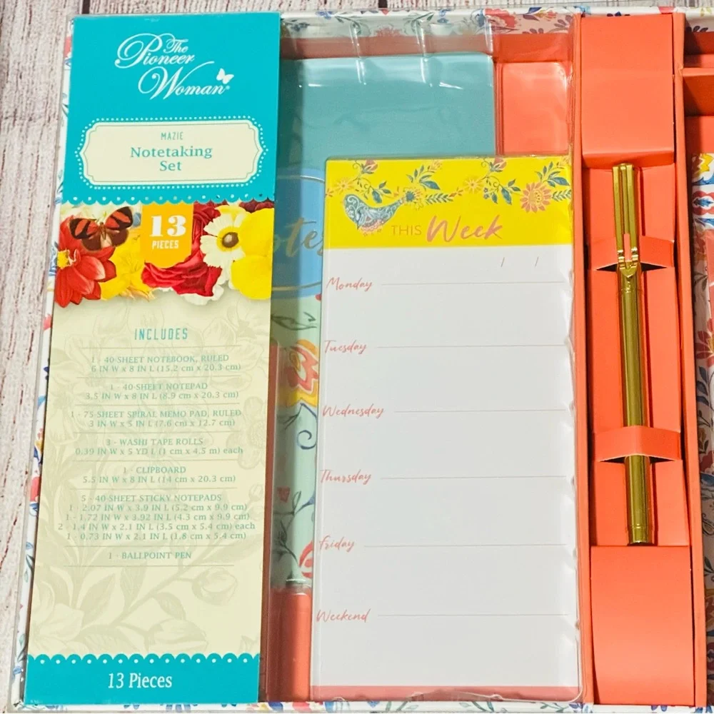 Pioneer Woman Maxie Notetaking Set NEW